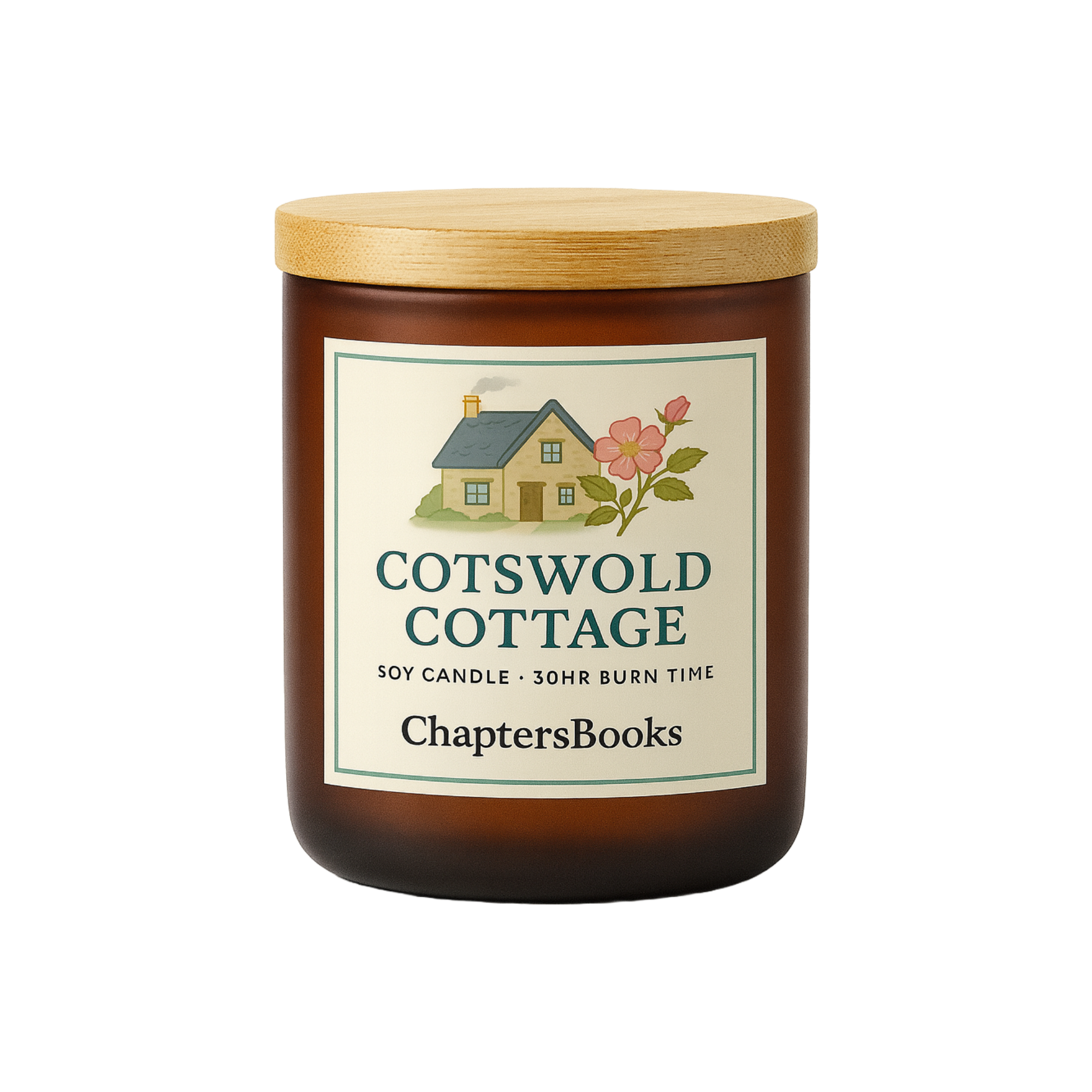 Cotswolds Cottage – Rain Clouds & Salted Moss Candle | Fresh Earthy Scent 30hr Burn