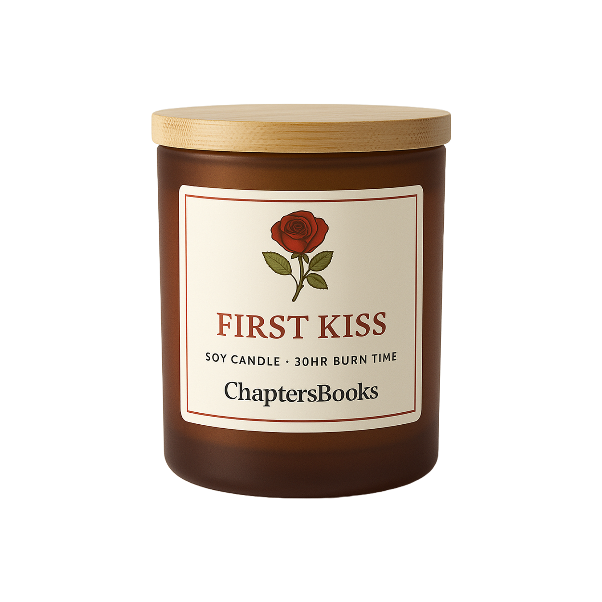 First Kiss – Rose Petals & Sweet Musk Candle | Romantic Floral Soy Wax
