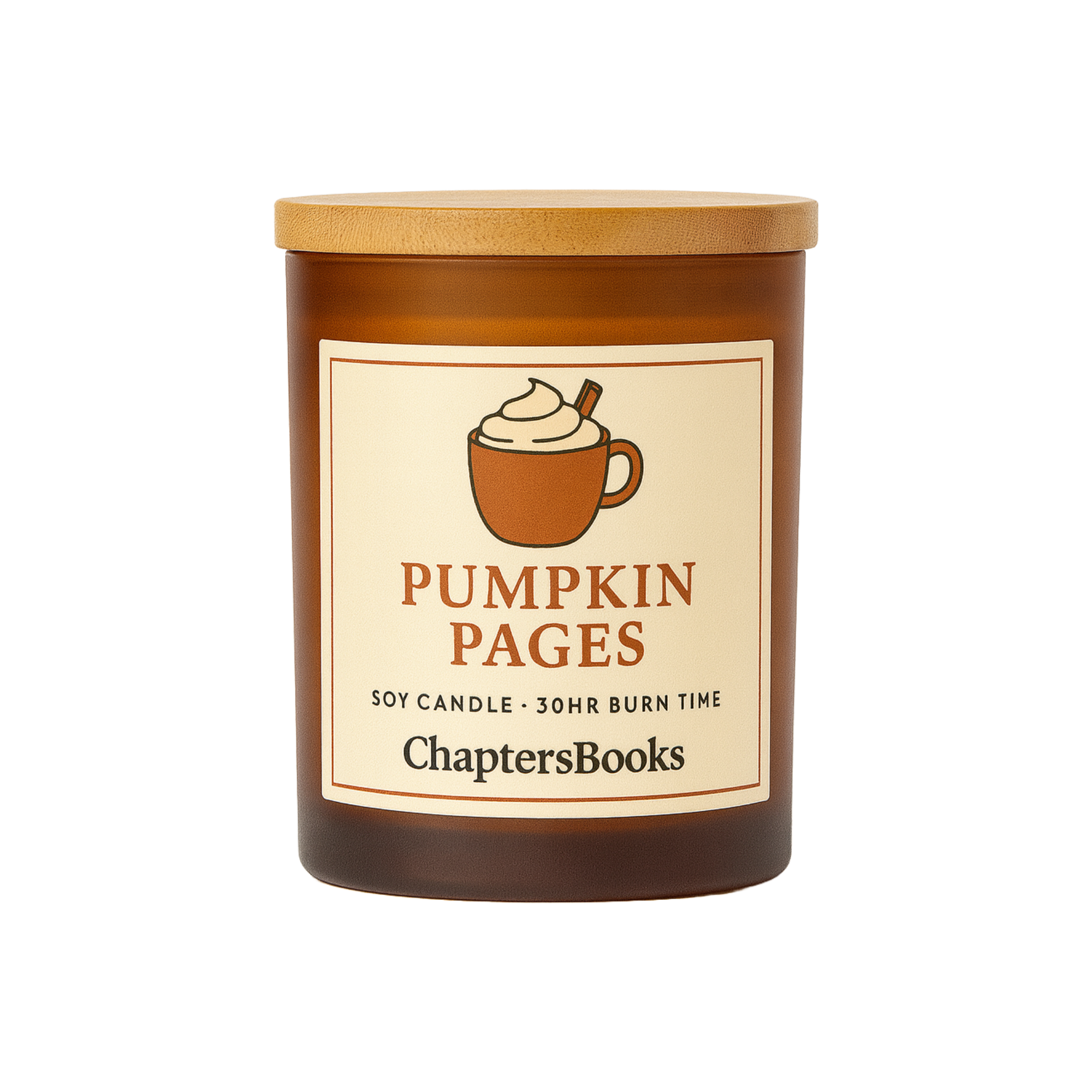 Pumpkin Pages – Pumpkin Spice & Vanilla Latte Candle | Cozy Autumn Scent