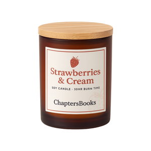 Strawberries & Cream – Sweet Fruity Soy Candle | Summer Dessert Scent