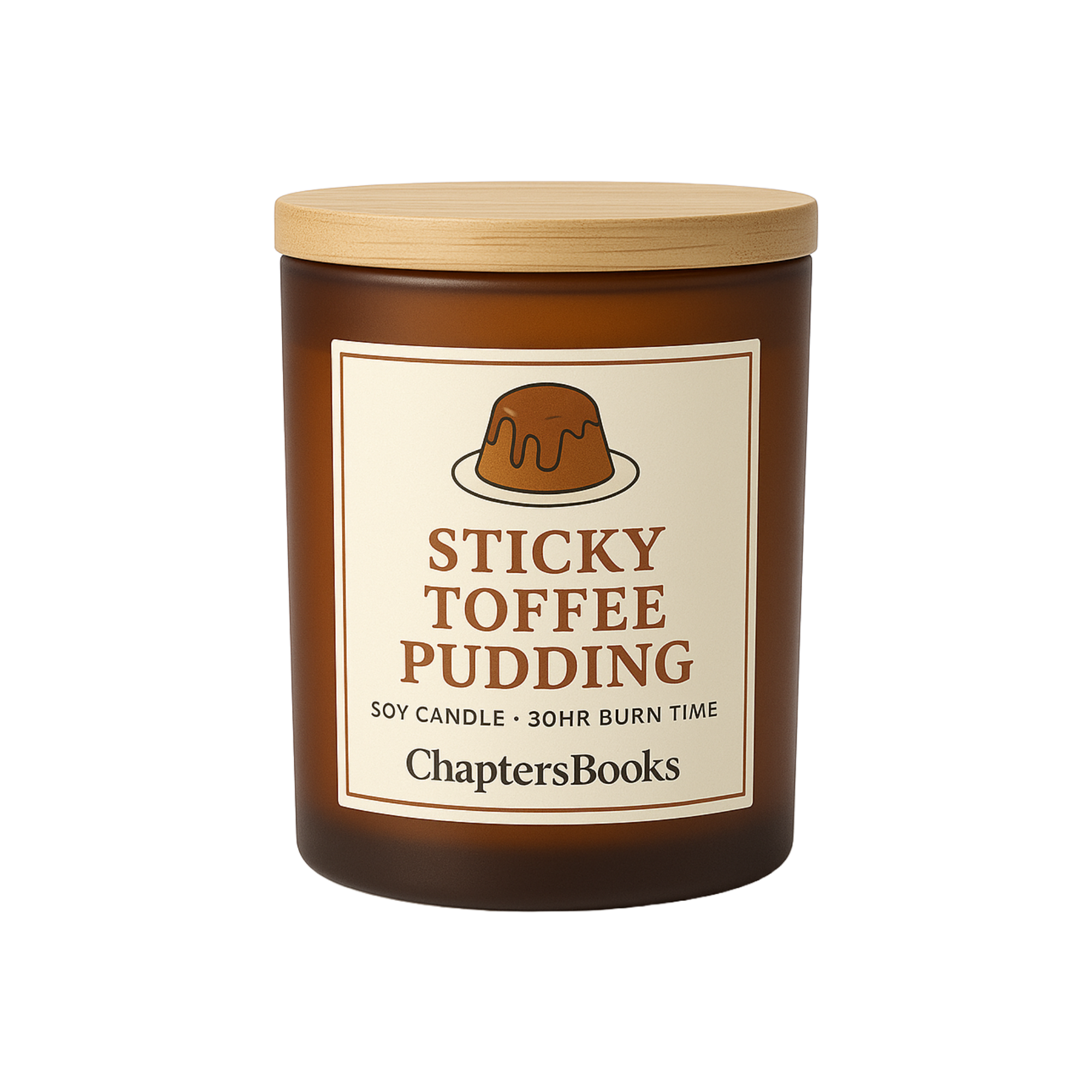 Sticky Toffee Pudding – Rich Dessert Soy Candle | Warm Sweet Comfort Scent